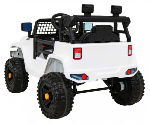 Autko Jeep Dark Night na akumulator dla dzieci Biały