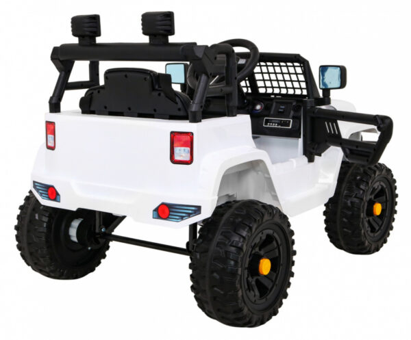 Autko Jeep Dark Night na akumulator dla dzieci Biały