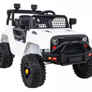 Autko Jeep Dark Night na akumulator dla dzieci Biały