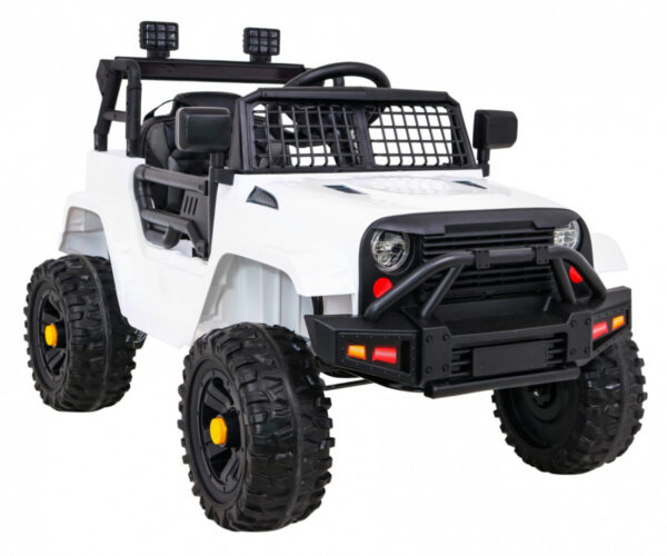 Autko Jeep Dark Night na akumulator dla dzieci Biały