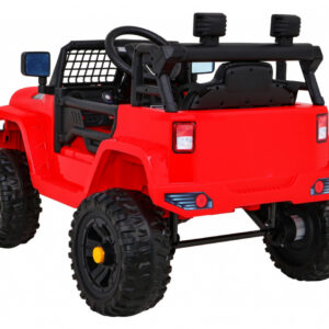 Autko Jeep Dark Night na akumulator dla dzieci Czerwony