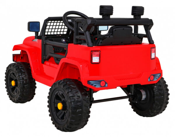 Autko Jeep Dark Night na akumulator dla dzieci Czerwony