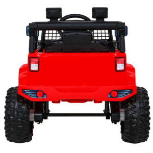 Autko Jeep Dark Night na akumulator dla dzieci Czerwony