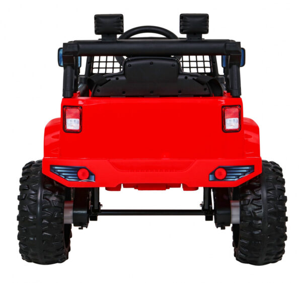 Autko Jeep Dark Night na akumulator dla dzieci Czerwony