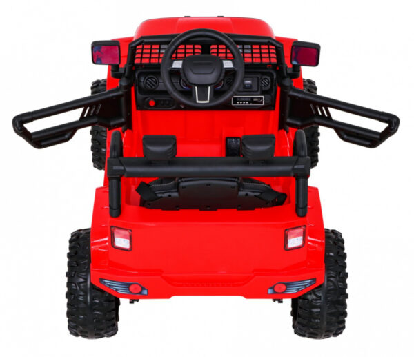 Autko Jeep Dark Night na akumulator dla dzieci Czerwony