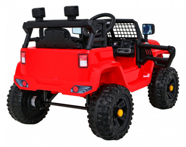 Autko Jeep Dark Night na akumulator dla dzieci Czerwony