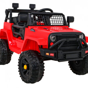Autko Jeep Dark Night na akumulator dla dzieci Czerwony