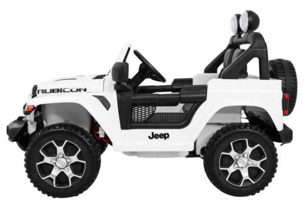 Jeep Wrangler Rubicon na akumulator dla dzieci Biały
