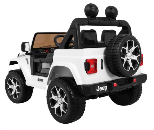 Jeep Wrangler Rubicon na akumulator dla dzieci Biały