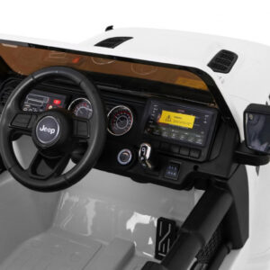 Jeep Wrangler Rubicon na akumulator dla dzieci Biały