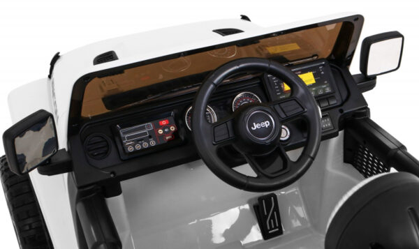 Jeep Wrangler Rubicon na akumulator dla dzieci Biały