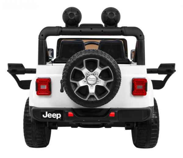 Jeep Wrangler Rubicon na akumulator dla dzieci Biały