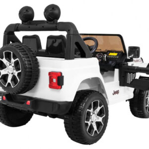 Jeep Wrangler Rubicon na akumulator dla dzieci Biały