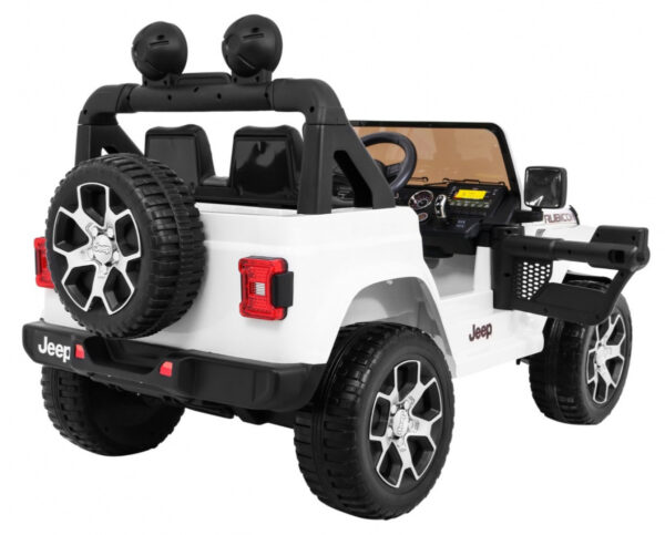Jeep Wrangler Rubicon na akumulator dla dzieci Biały