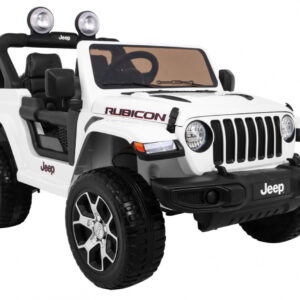 Jeep Wrangler Rubicon na akumulator dla dzieci Biały