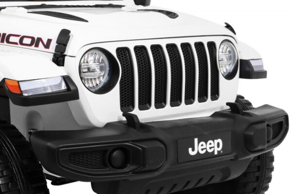 Jeep Wrangler Rubicon na akumulator dla dzieci Biały