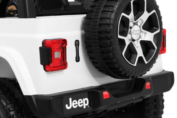 Jeep Wrangler Rubicon na akumulator dla dzieci Biały