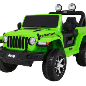 Jeep Wrangler Rubicon na akumulator dla dzieci Zielony