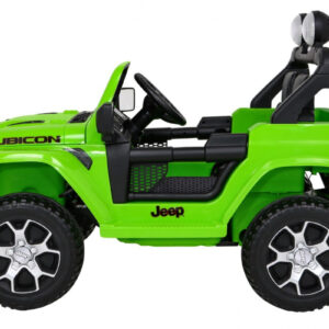 Jeep Wrangler Rubicon na akumulator dla dzieci Zielony