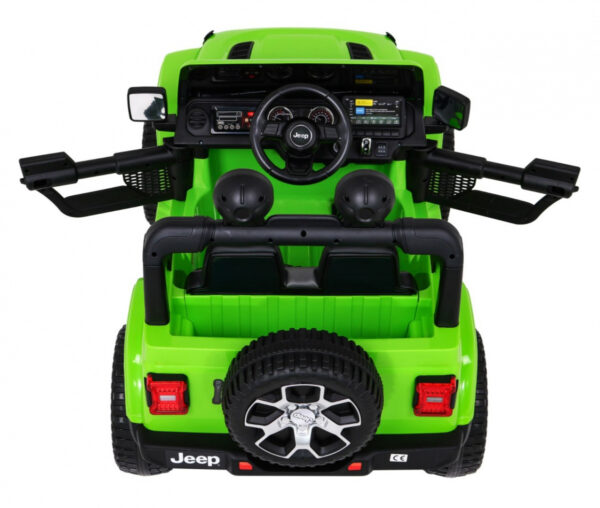 Jeep Wrangler Rubicon na akumulator dla dzieci Zielony