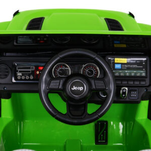 Jeep Wrangler Rubicon na akumulator dla dzieci Zielony