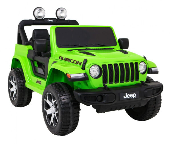 Jeep Wrangler Rubicon na akumulator dla dzieci Zielony