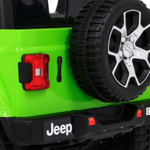 Jeep Wrangler Rubicon na akumulator dla dzieci Zielony