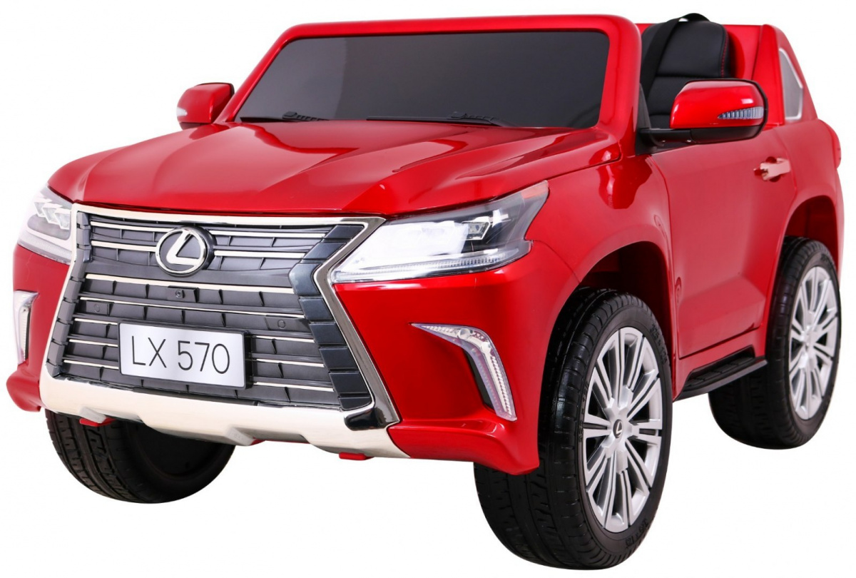 Lexus LX570 Lakierowane Autko dla 2 dzieci Czerwony SUV
