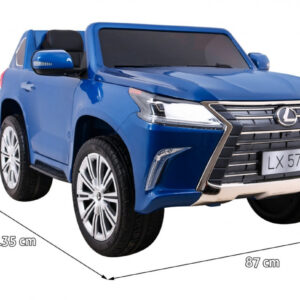 Lexus LX570 Lakierowane Autko dla 2 dzieci Niebieski  SUV