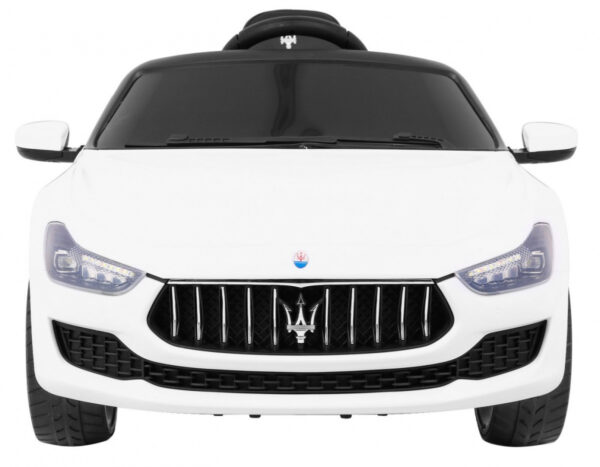 Maserati Ghibli na akumulator dla dzieci Biały