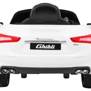 Maserati Ghibli na akumulator dla dzieci Biały