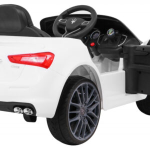 Maserati Ghibli na akumulator dla dzieci Biały