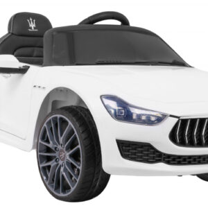Maserati Ghibli na akumulator dla dzieci Biały