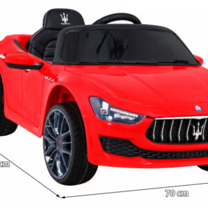 Maserati Ghibli na akumulator dla dzieci Czerwony