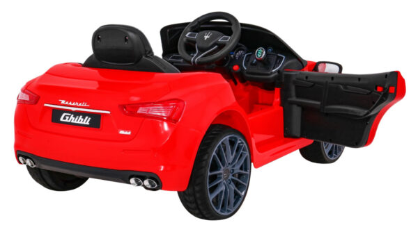 Maserati Ghibli na akumulator dla dzieci Czerwony