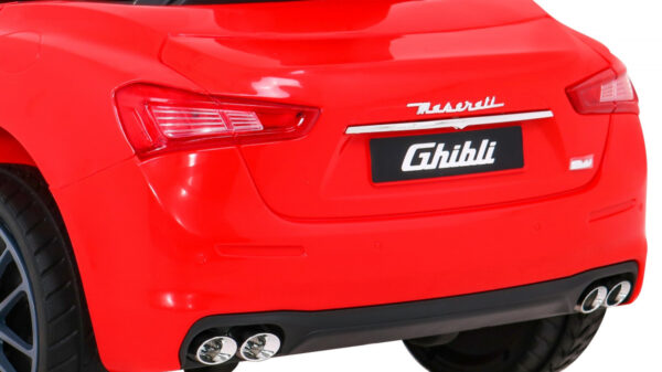 Maserati Ghibli na akumulator dla dzieci Czerwony