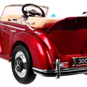Mercedes Benz 300S Retro dla dzieci Lakier Czerwony