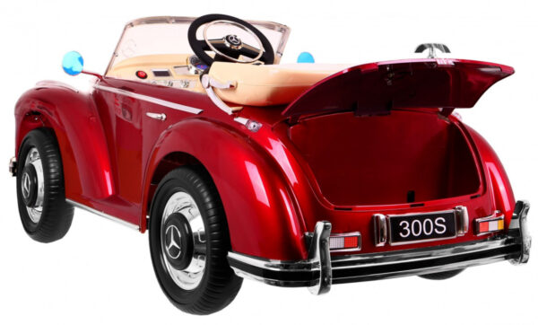 Mercedes Benz 300S Retro dla dzieci Lakier Czerwony
