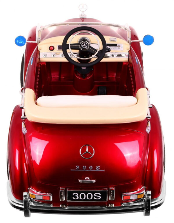 Mercedes Benz 300S Retro dla dzieci Lakier Czerwony