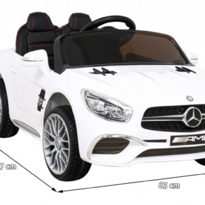 Mercedes Benz AMG SL65 S elektryczny dla dzieci Biały