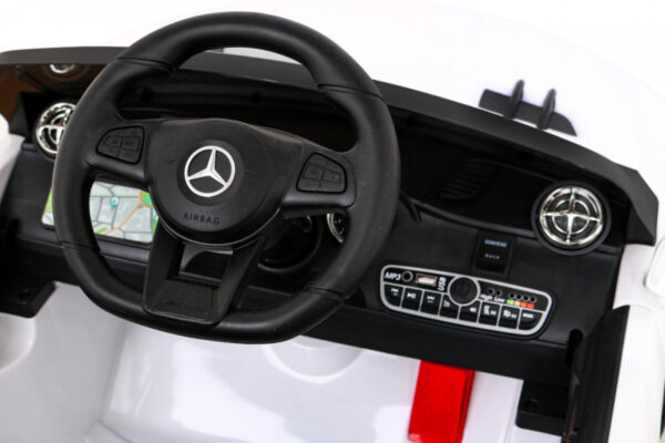 Mercedes Benz AMG SL65 S elektryczny dla dzieci Biały