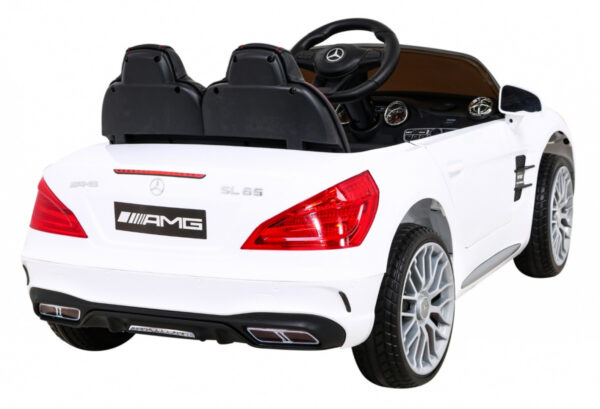 Mercedes Benz AMG SL65 S elektryczny dla dzieci Biały