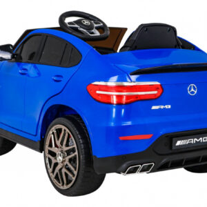 Mercedes Benz GLC63S dla dzieci Niebieski SUV z pilotem