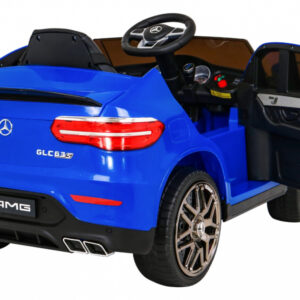 Mercedes Benz GLC63S dla dzieci Niebieski SUV z pilotem