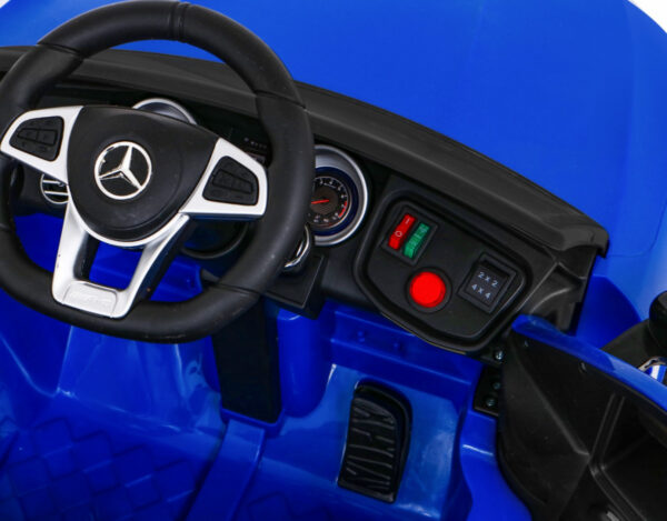 Mercedes Benz GLC63S dla dzieci Niebieski SUV z pilotem