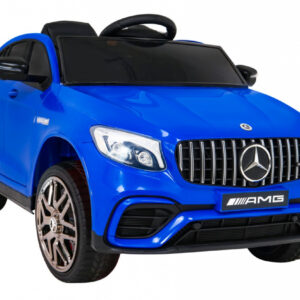 Mercedes Benz GLC63S dla dzieci Niebieski SUV z pilotem