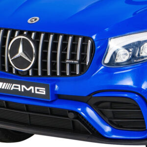 Mercedes Benz GLC63S dla dzieci Niebieski SUV z pilotem
