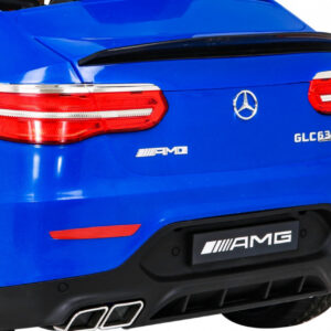 Mercedes Benz GLC63S dla dzieci Niebieski SUV z pilotem