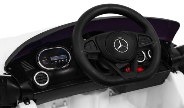 Mercedes Benz GT na akumulator dla dzieci Biały