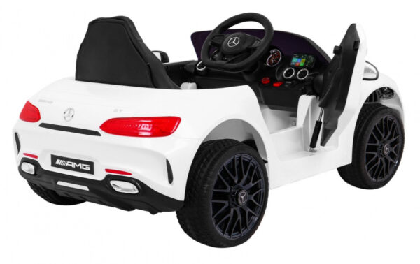 Mercedes Benz GT na akumulator dla dzieci Biały